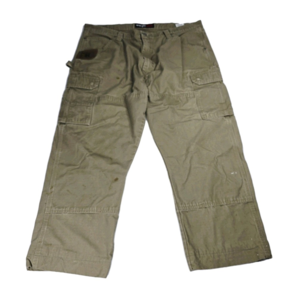 Wrangler RIGGS Workwear Men's Beige Cargo Pants 42x30 Work Utility